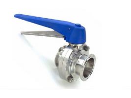 VAN BƯỚM VI SINH TAY GẠT CLAMP