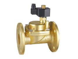 Van điện từ thân đồng nối bích RSPS-15F Round-Star