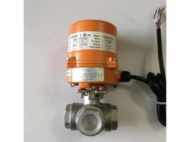 Van bi inox 3 ngả điều khiển điện FLOWINN (kiểu T)