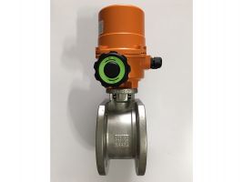 Van bi inox mặt Bích mỏng đóng mở điện FLOWINN : PN16